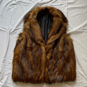 TopShop Faux Fur Vest